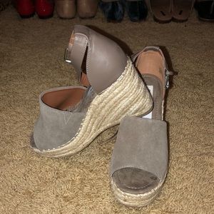 Steve Madden barely worn wedge espadrilles